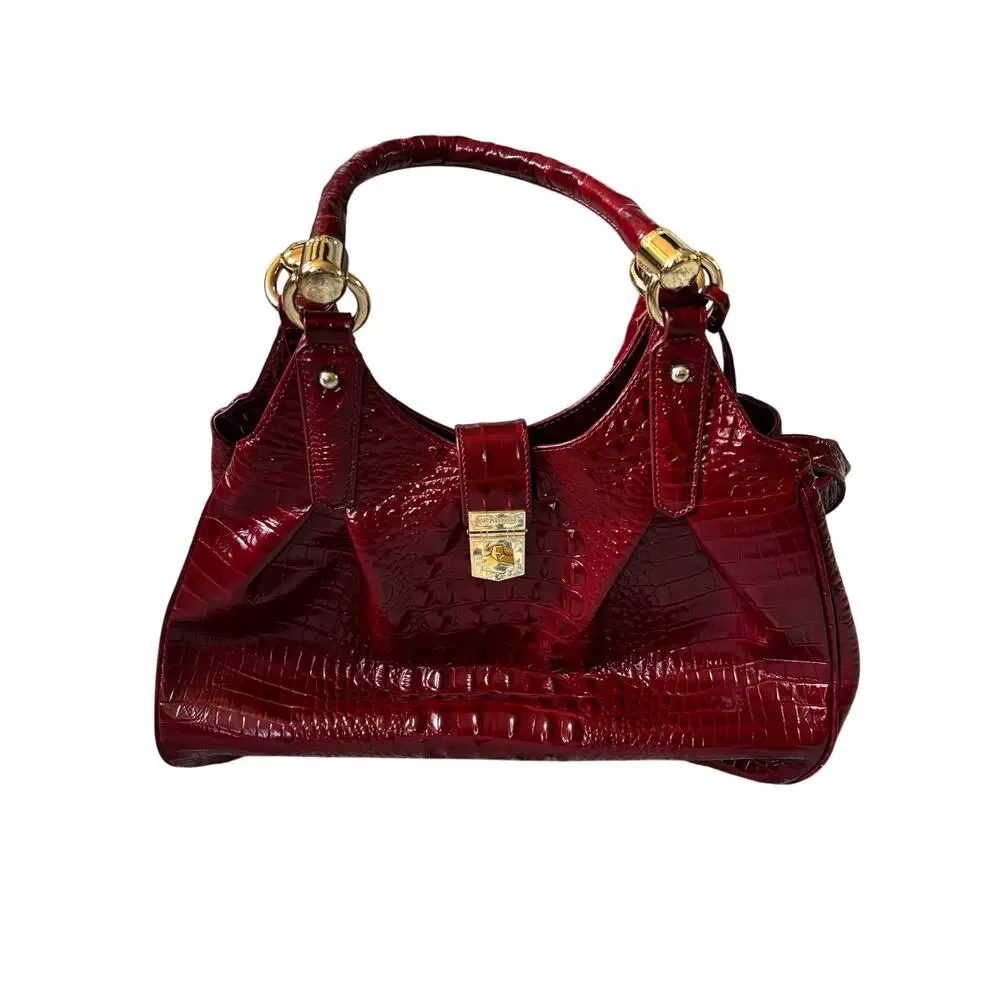 Brahmin Elisa Chianti Melbourne Red
Satchel – Excellent Condition - Picture 1 of 10